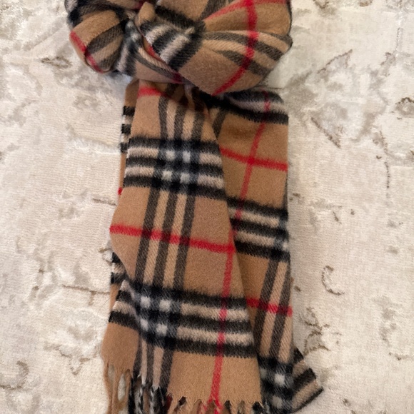 Burberry Accessories - Burberry 100% Cashmwre scarf, made in England, Classic Check